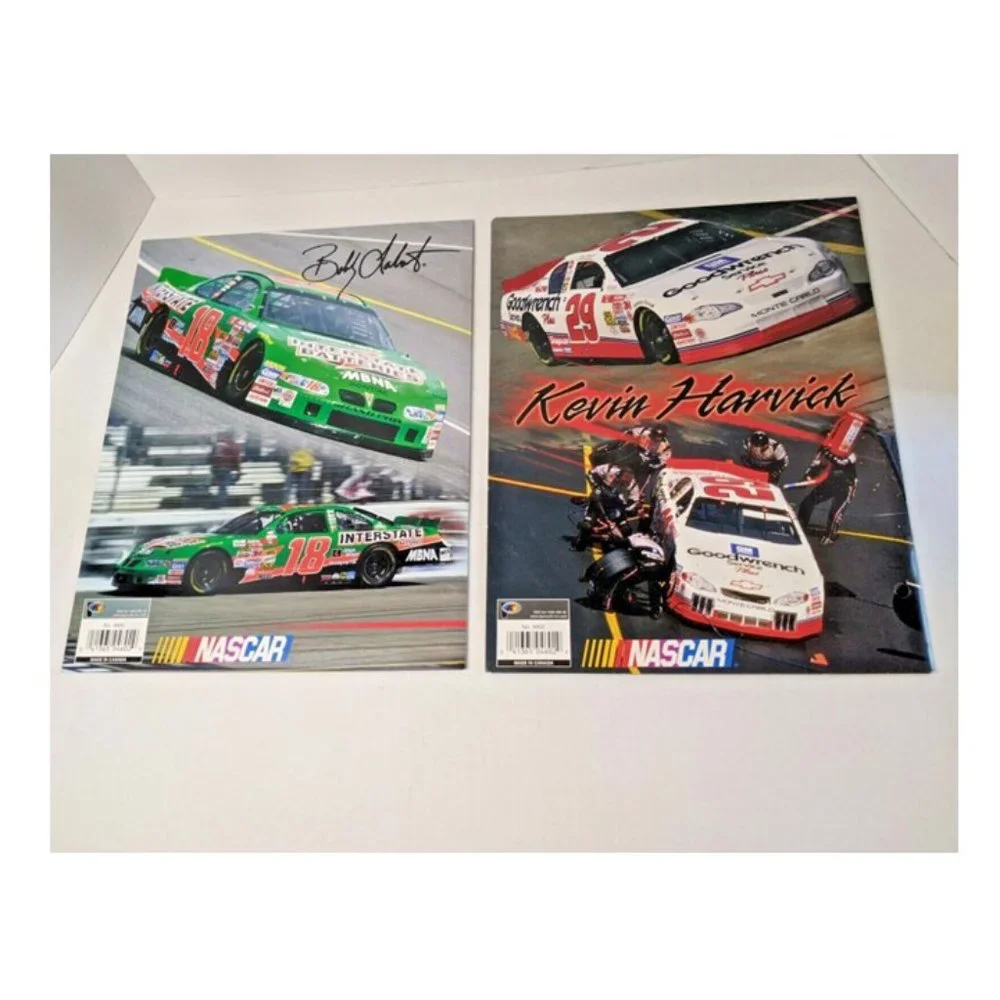 2002 (Lot 3) NASCAR School/Work Pocket Folders Dale Jr., Harvick, B. Labonte VTG